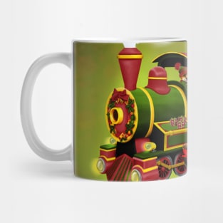 Santa Claus with a train Mug